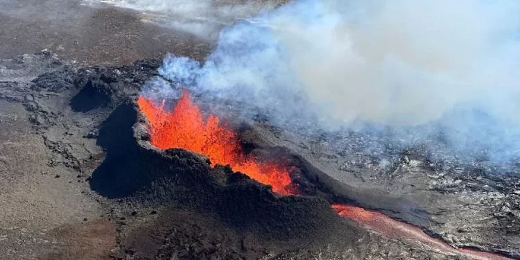 Volcán en Islandia