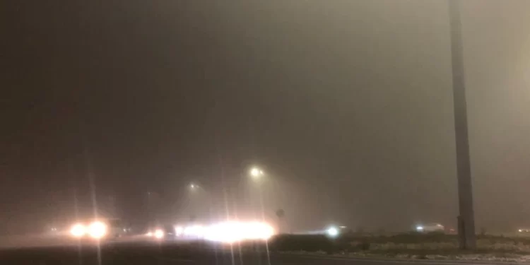 La niebla provoca un accidente en La Ronda 1