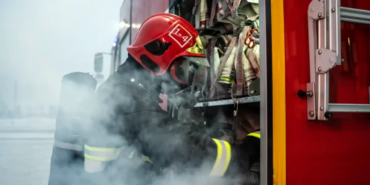 Incendio en albergue