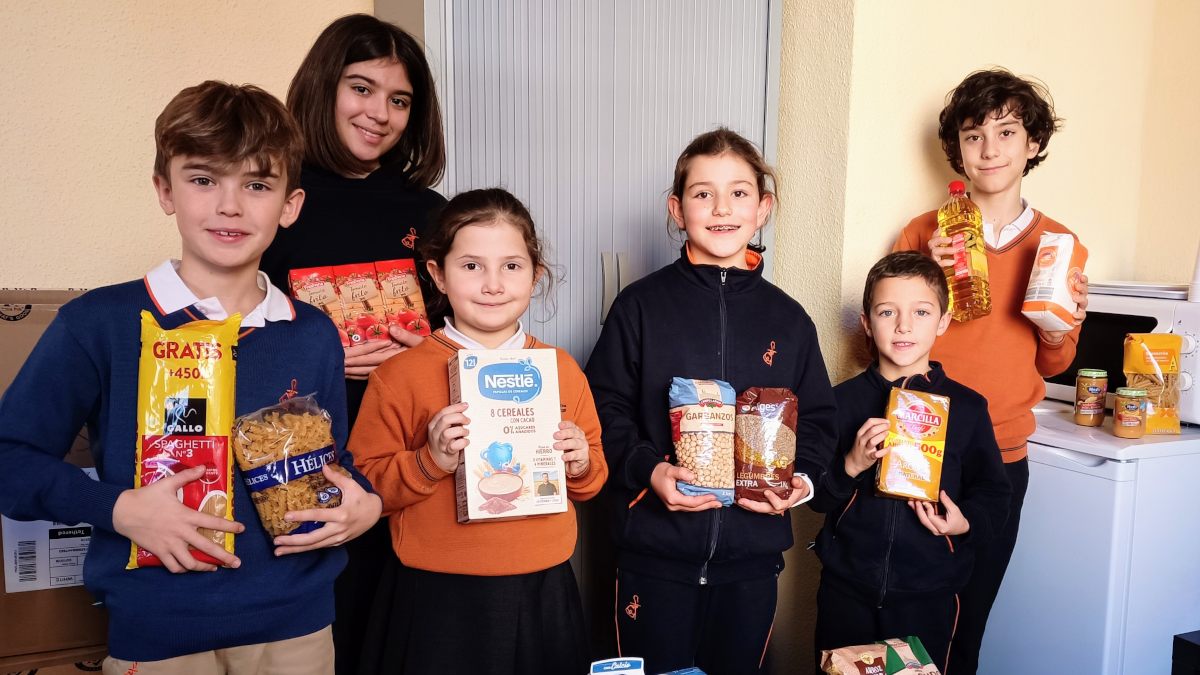 El kilo más solidario está en las aulas de este colegio 1