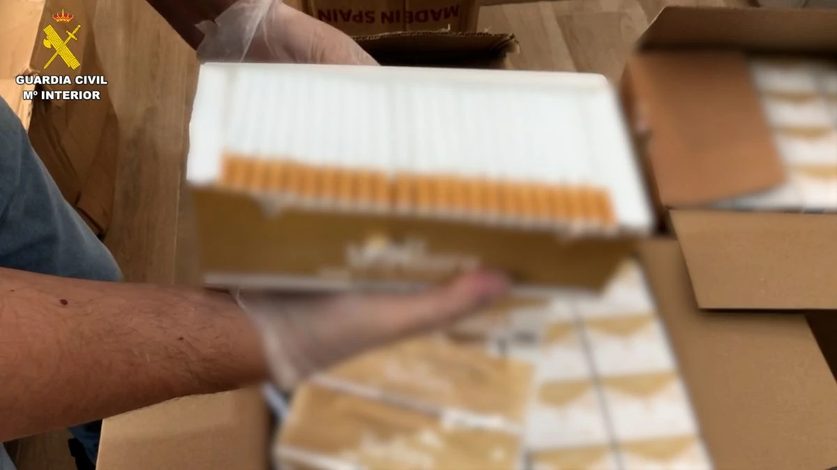 Detenidos por fabricar hasta 12.000 cigarros ilegales por hora 2