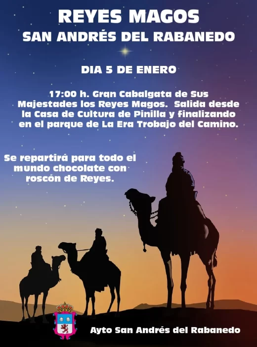 Cabalgata de Reyes Magos en San Andrés del Rabanedo