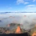 Las Médulas con niebla