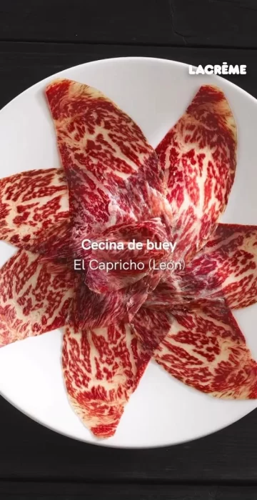 Cecina de buey. El Capricho -León-.