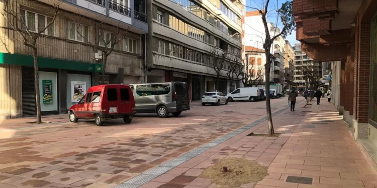 Calle Ramiro Valbuena peatonalizada