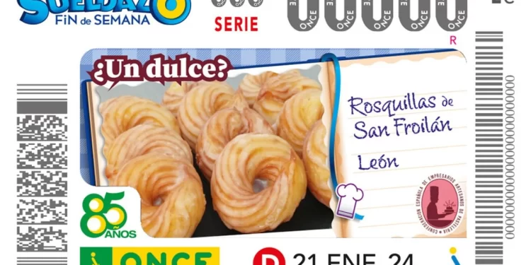 Las rosquillas de San Froilán protagonistas en el cupón de la ONCE