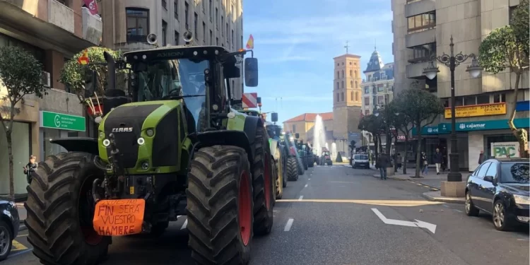 Tractorada en León