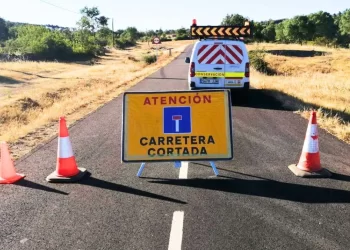 Corte en una carretera muy importante de León