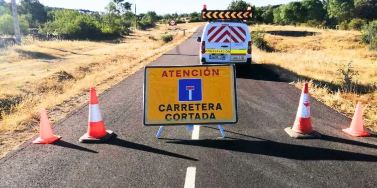 Corte en una carretera muy importante de León