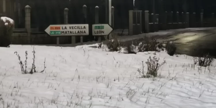 Nieve en León