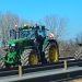 Los tractores campan en León. Tractorada a punto