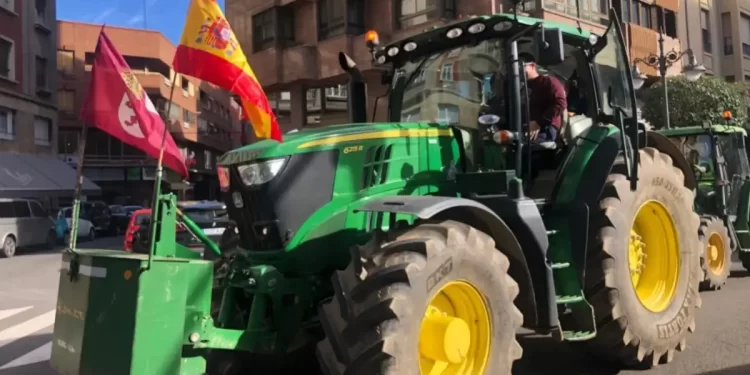 Tractorada en León