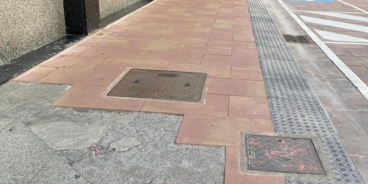 Problemas en calles recién estrenadas