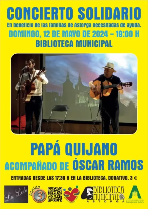 El mítico Papá Quijano dará un concierto solidario 1