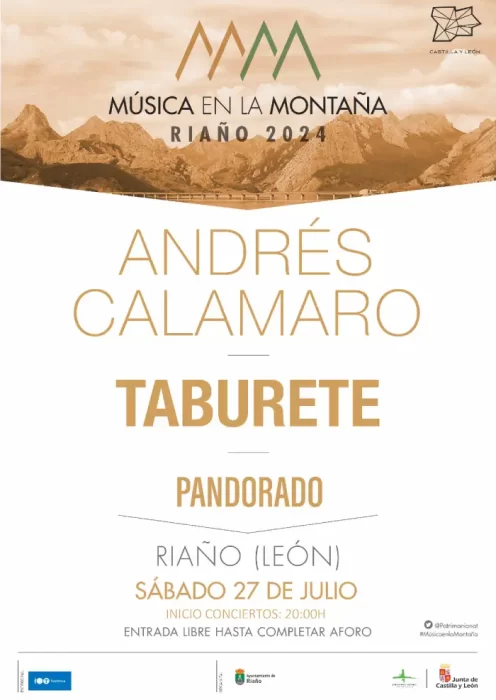 La Montaña de Riaño contará con Calamaro y Taburete 1