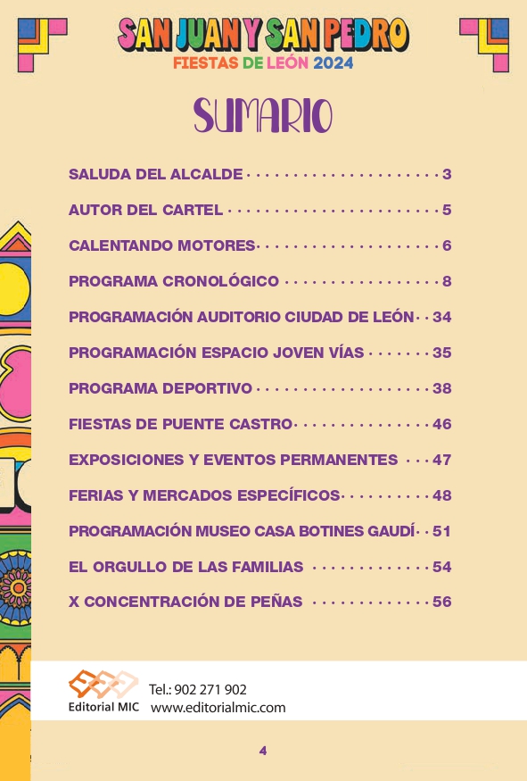 Programa de las Fiestas de León ‘San Juan y San Pedro 2024’ 3