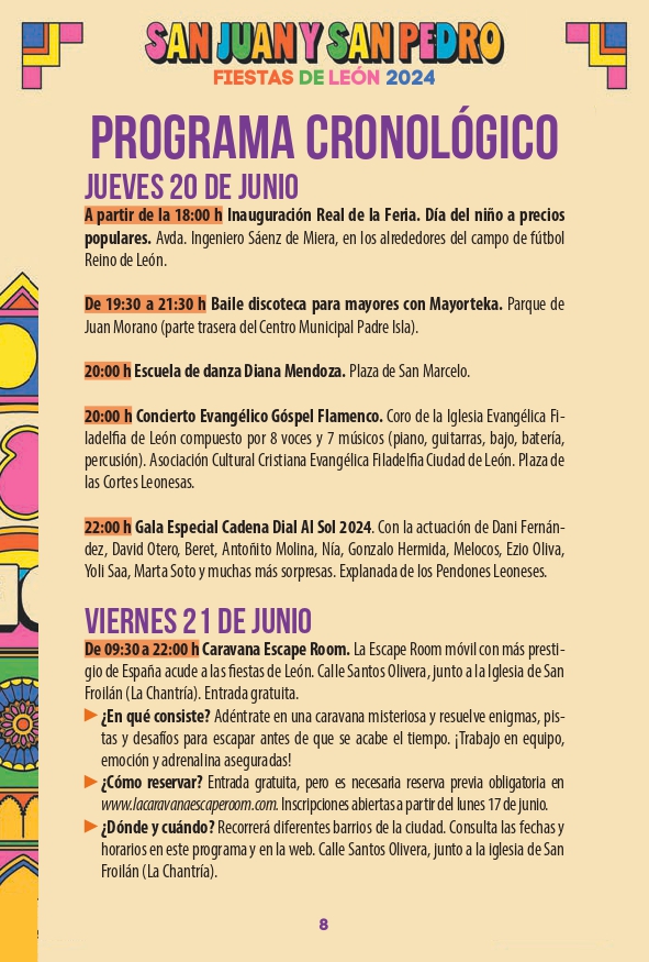 Programa de las Fiestas de León ‘San Juan y San Pedro 2024’ 7