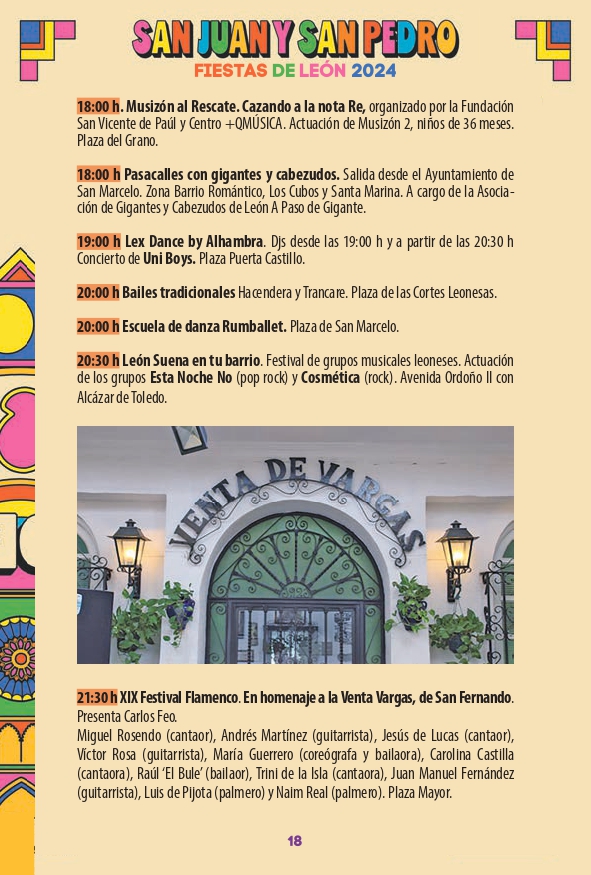 Programa de las Fiestas de León ‘San Juan y San Pedro 2024’ 17