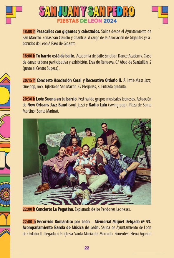 Programa de las Fiestas de León ‘San Juan y San Pedro 2024’ 21