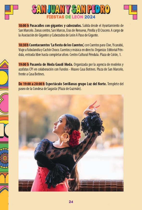 Programa de las Fiestas de León ‘San Juan y San Pedro 2024’ 23