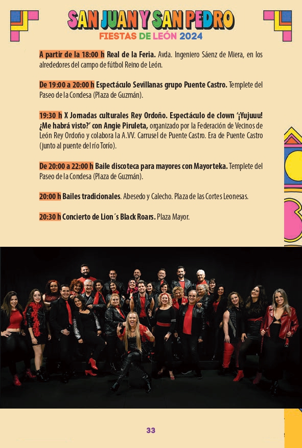 Programa de las Fiestas de León ‘San Juan y San Pedro 2024’ 32