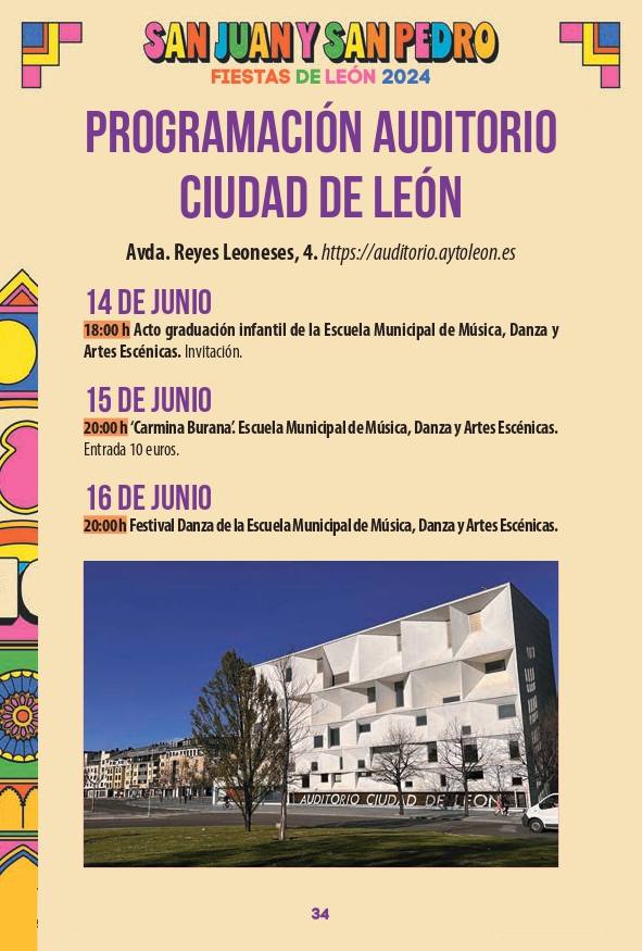 Programa de las Fiestas de León ‘San Juan y San Pedro 2024’ 33