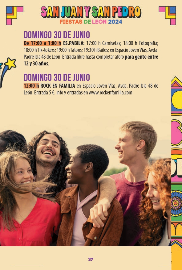 Programa de las Fiestas de León ‘San Juan y San Pedro 2024’ 36