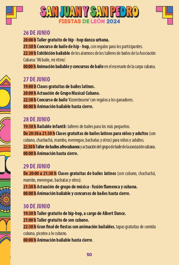 Programa de las Fiestas de León ‘San Juan y San Pedro 2024’ 49