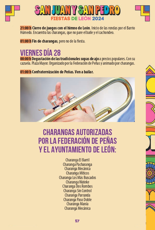Programa de las Fiestas de León ‘San Juan y San Pedro 2024’ 56