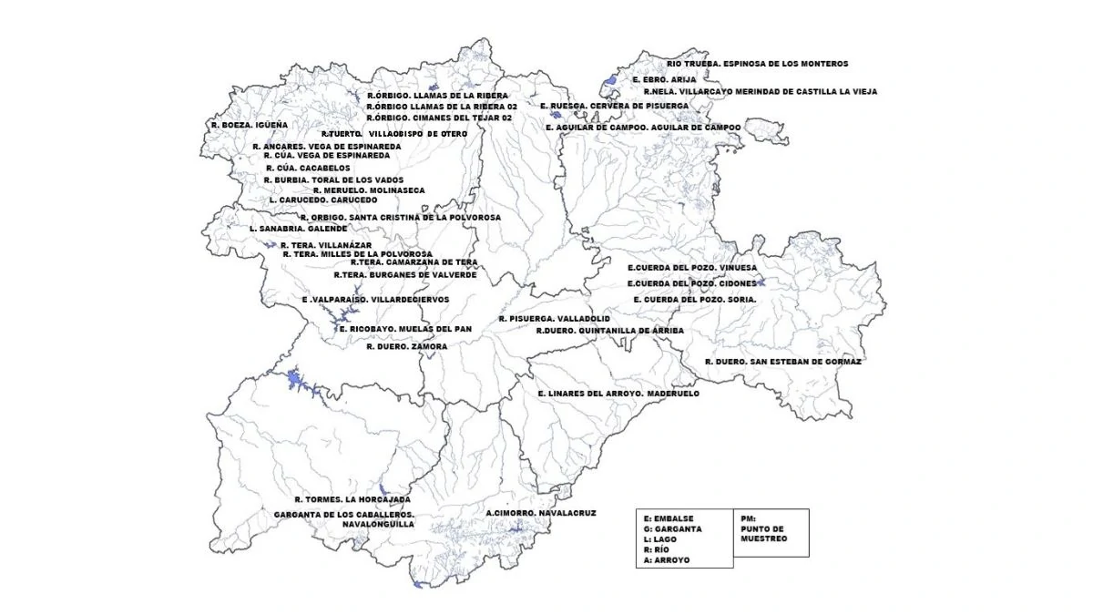 Lista de las zonas de baño aptas en 2024 de la provincia de León 1