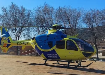 Se moviliza el helicóptero medicalizado ante un choque entre dos turismos 3