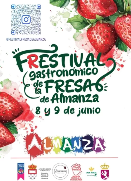 Programa completo del Festival gastronómico de la fresa de Almanza 1