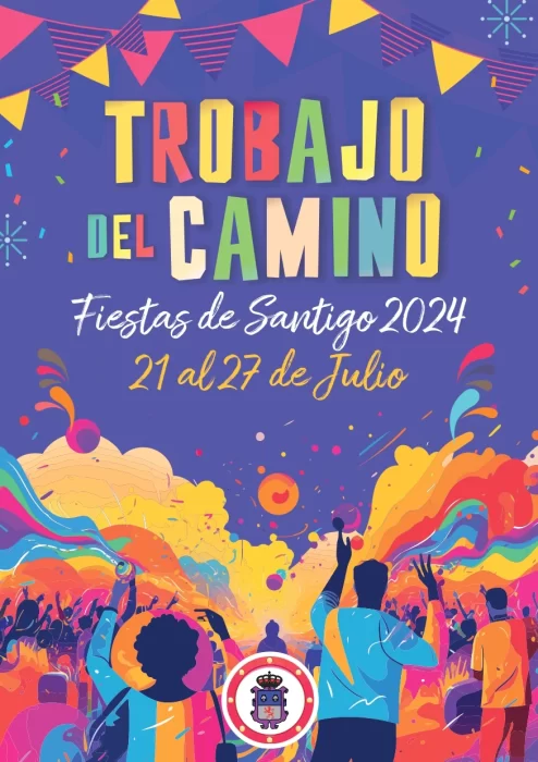 Programa de las fiestas de Santiago en Trobajo del Camino 2024 1
