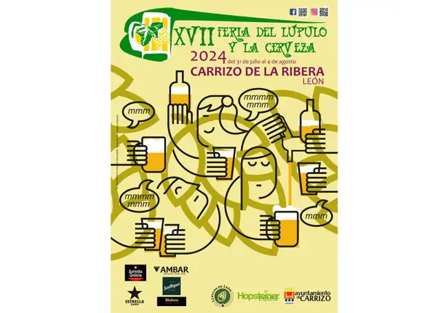 Programa de la Feria del Lúpulo y la Cerveza en Carrizo de la Ribera 2024 1