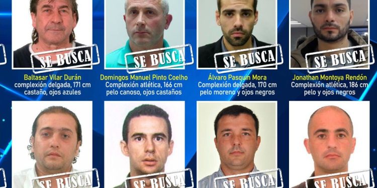 Los fugitivos más buscados