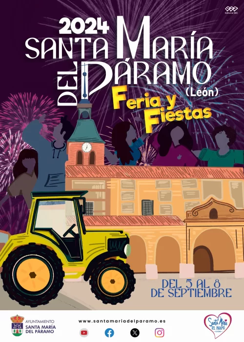 Programa completo de las fiestas de Santa María del Páramo 2024 2