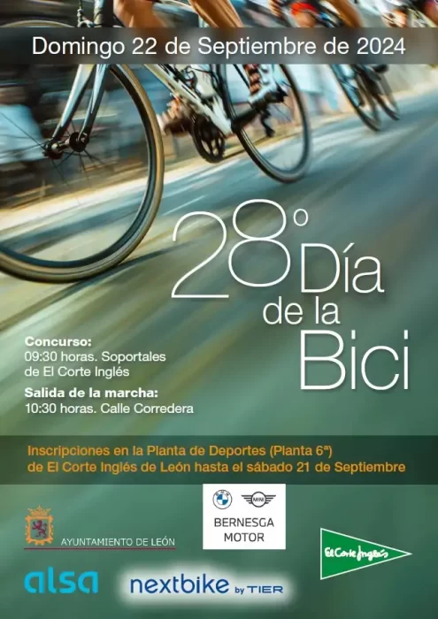 Abiertas las inscripciones para el Día de la Bici 2024 en León 1