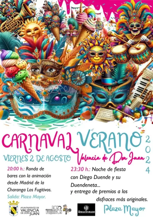 El carnaval se celebra en verano en este pueblo de León 1