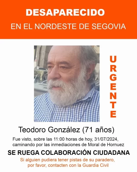 Desaparecido un hombre de 73 años 2