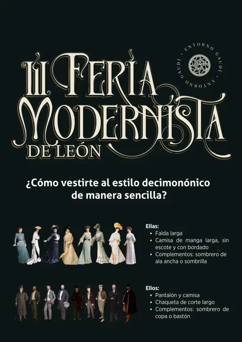 La III Feria Modernista se celebrará este fin de semana en León 3