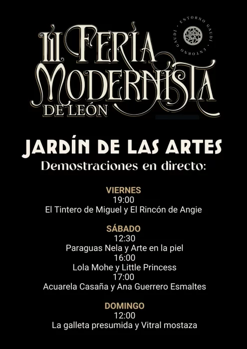 La III Feria Modernista se celebrará este fin de semana en León 4