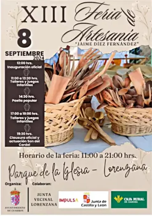 Programa de la Feria de Artesanía de Lorenzana 2024 1