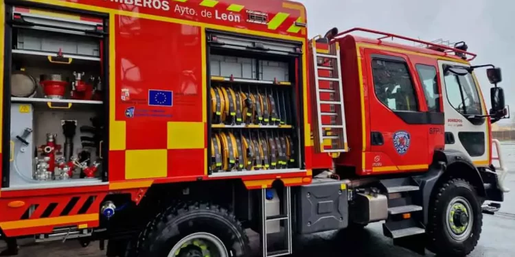 Incendio en San Miguel del Camino