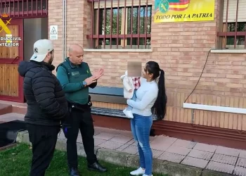 Los gritos desesperados de una madre hacen que la Guardia Civil salve a su bebé 1