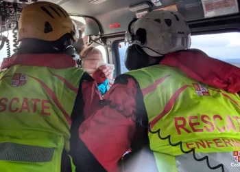 Rescatados 2 peregrinos heridos que estaban haciendo el Camino de Santiago 1