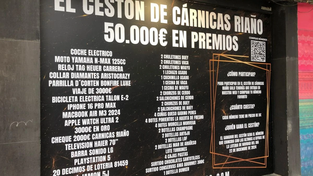 Este negocio de León sortea una cesta de navidad de 50.000 euros 4