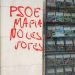 Pintadas contra el PSOE