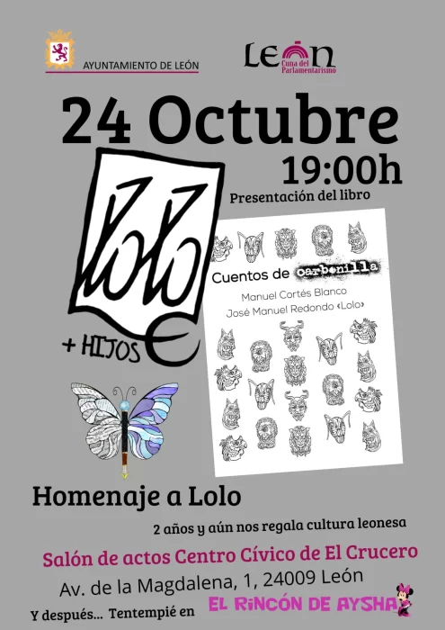 Así será la presentación del libro que homenajeará al mítico Lolo 1