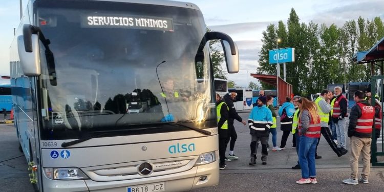 La huelga de transporte