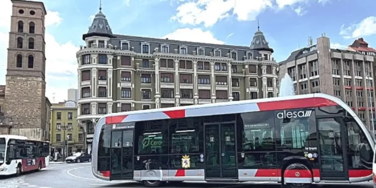 Huelga de autobuses en León